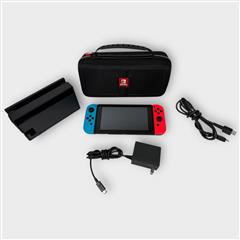 Nintendo Switch V2 Handheld Console Bundle w/ Dock & Carrying Bag